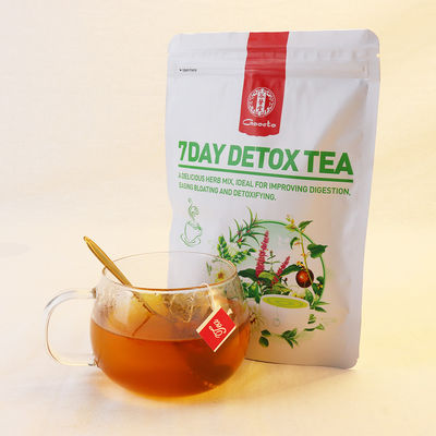 21 بسته / کیسه 7 روزه سم زدایی چای ملین های طبیعی OEM قابل قبول است