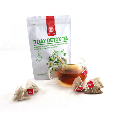 بزرگسالان غذای GM 7 روز نوشیدنی گیاهی Detox Tea Detox 63 گرم بدون شکر